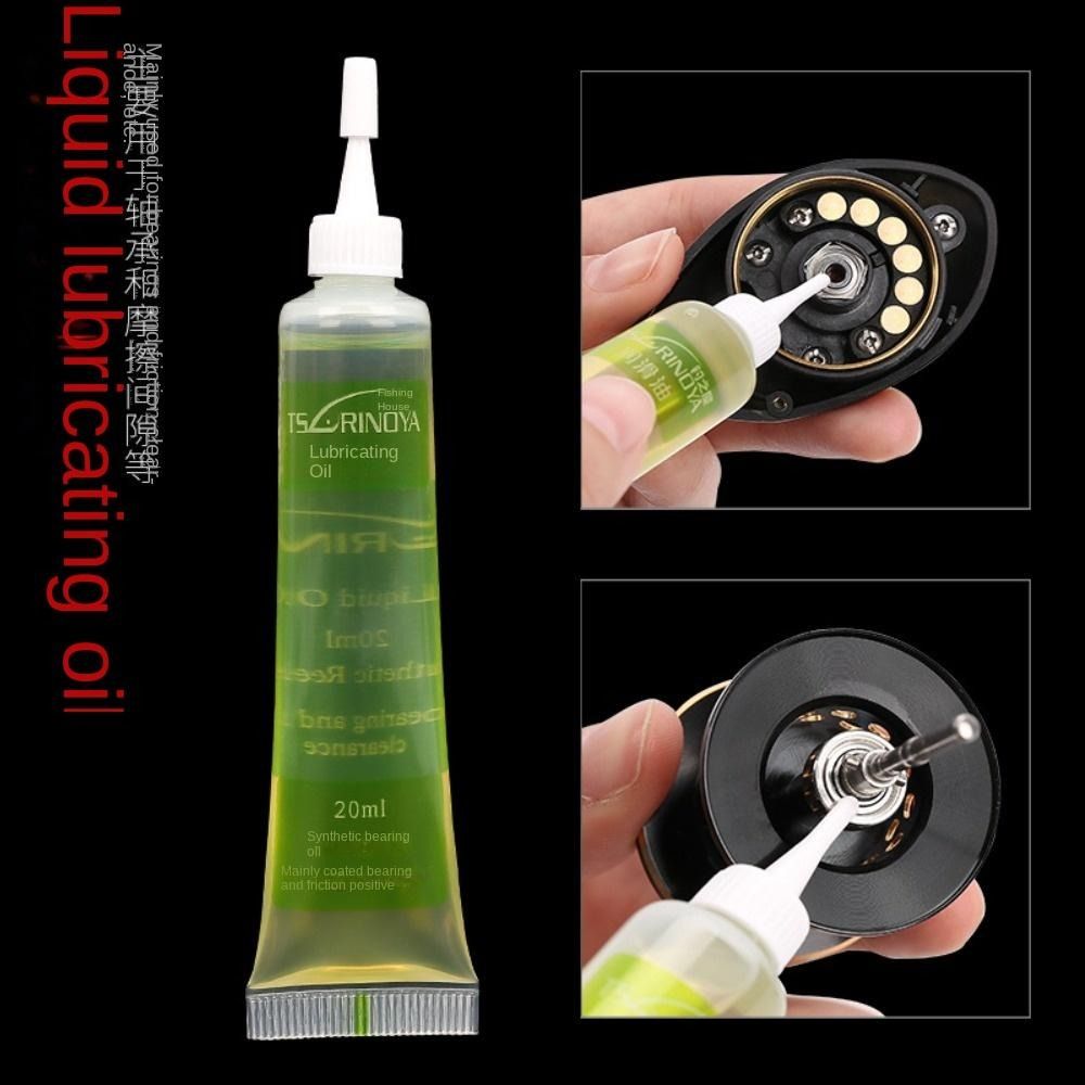 Reel Lubricant - 1 set compressieweerstandssmeermiddel voor spinmolens, antioxidant,